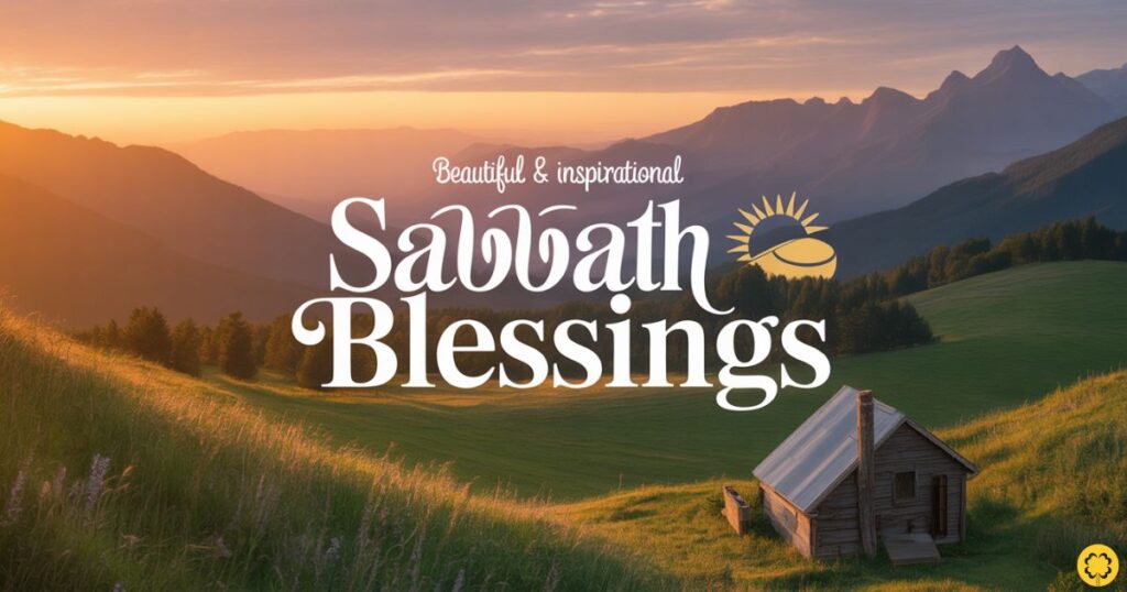 Beautiful & Inspirational Sabbath Blessings