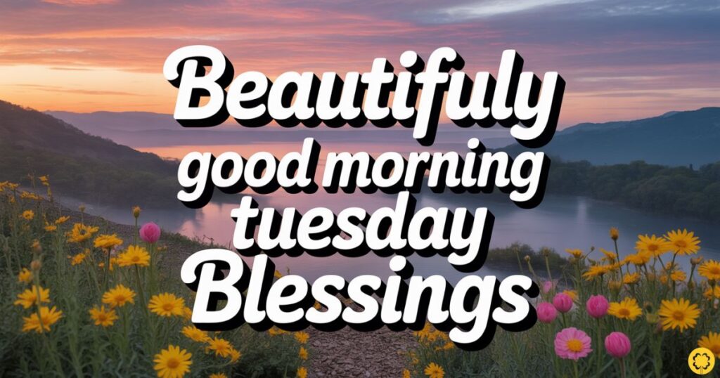 Beautiful Good Morning Tuesday Blessings