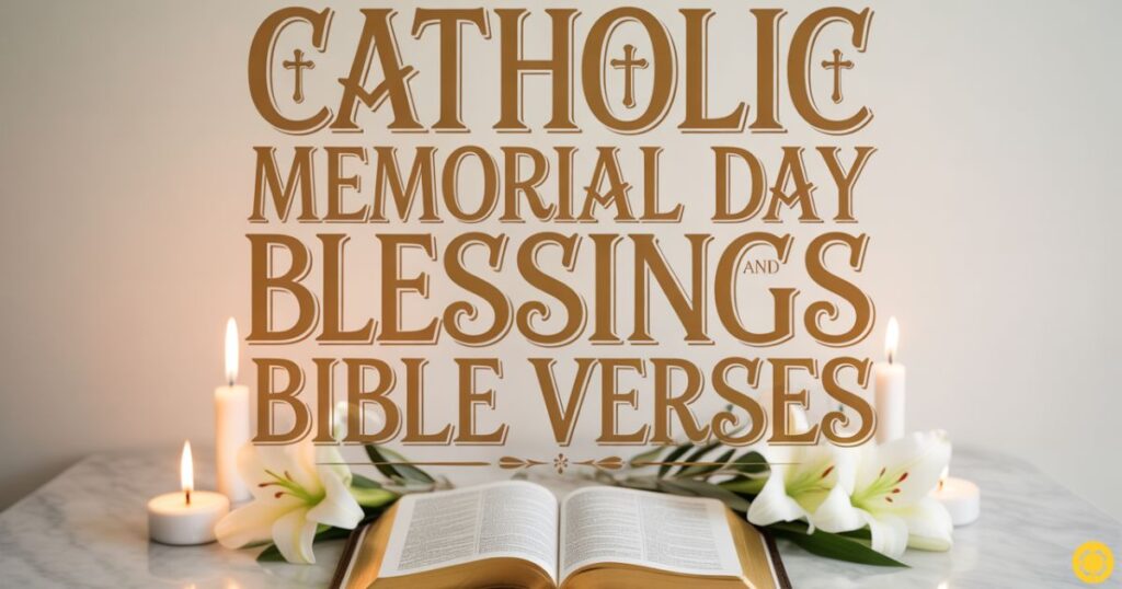 Catholic Memorial Day Blessings and Bible Verses