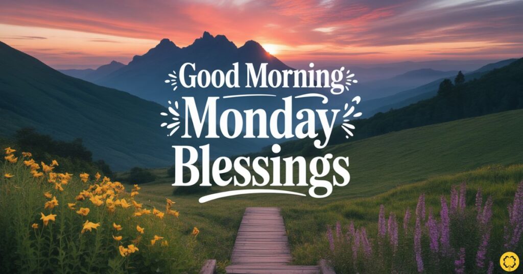Good Morning Monday Blessings