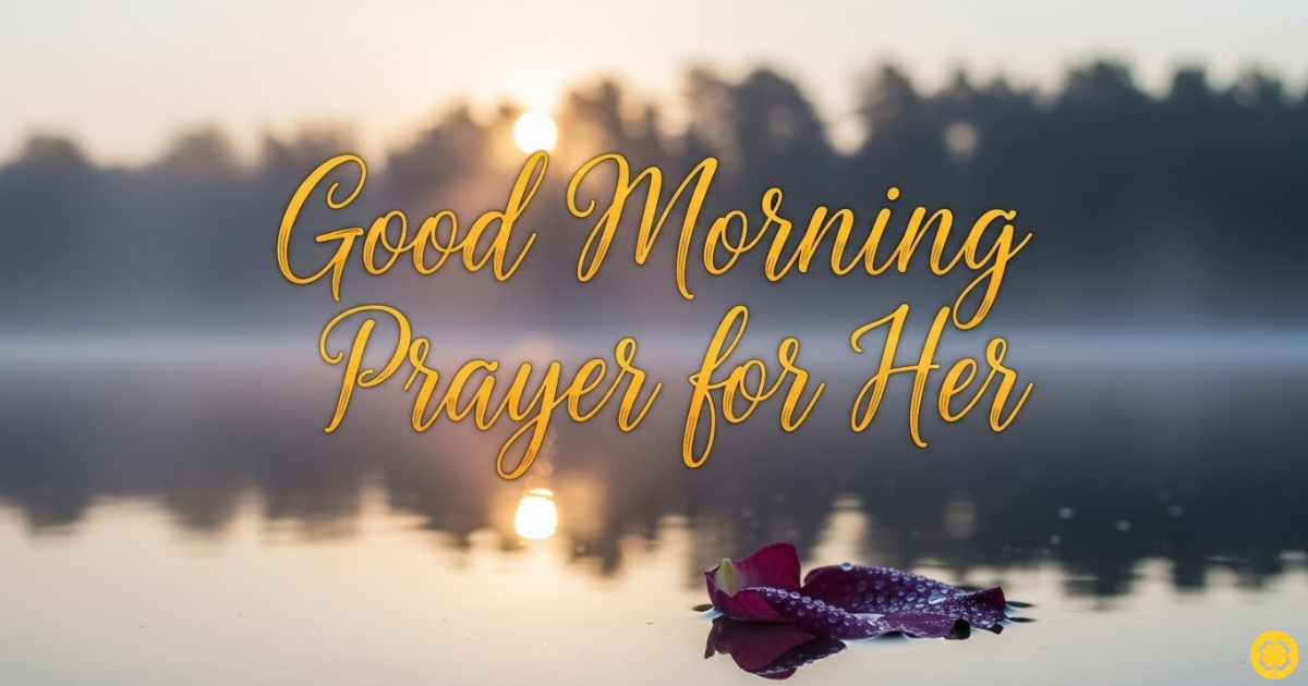 good morning prayer for her