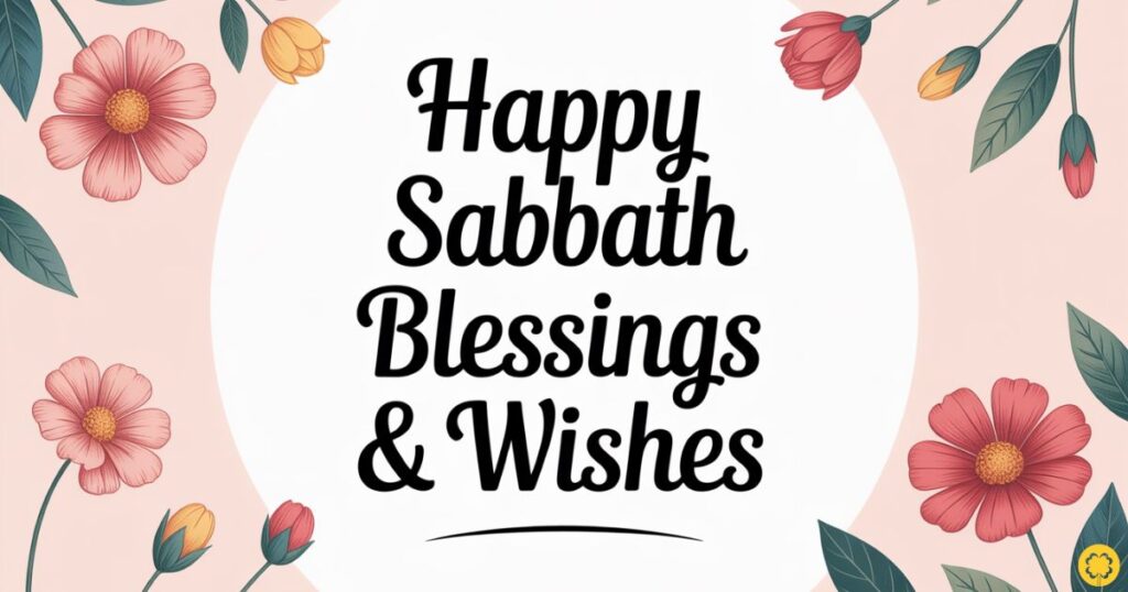 Happy Sabbath Blessings & Wishes