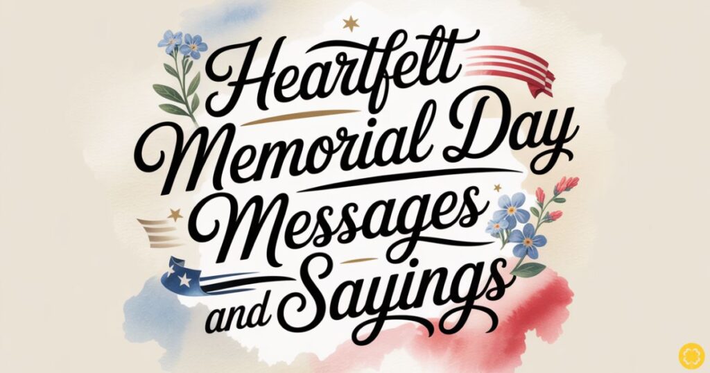 Heartfelt Memorial Day Messages and Sayings