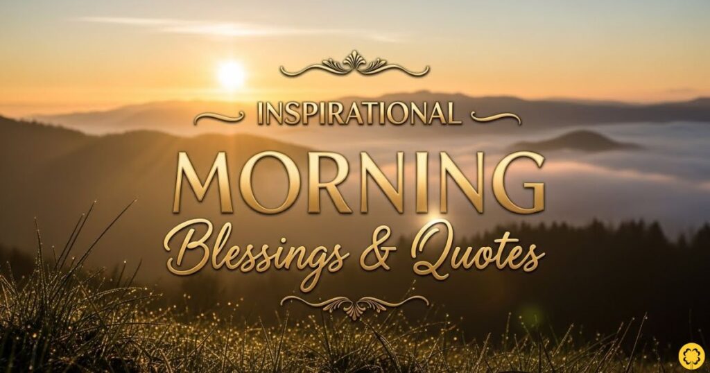 Inspirational Morning Blessings & Quotes