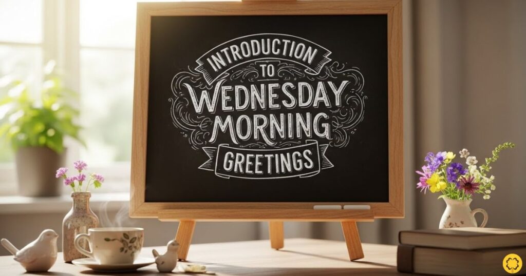 Introduction to Wednesday Morning Greetings