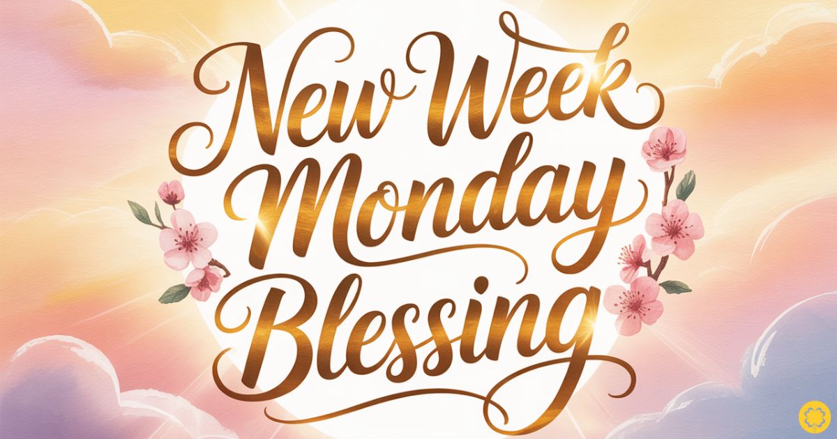 new week monday blessing
