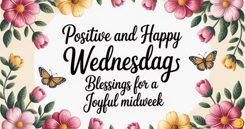 Positive and Happy Wednesday Blessings for a Joyful Midweek