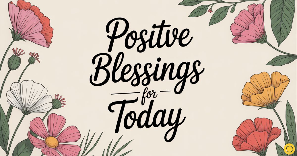 positive blessings for today