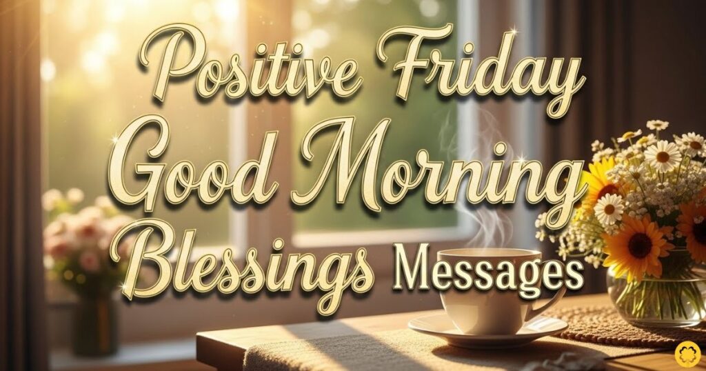 Positive Friday Good Morning Blessings Messages
