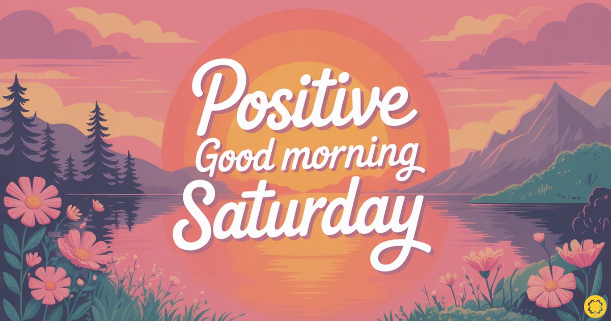 positive good morning saturday