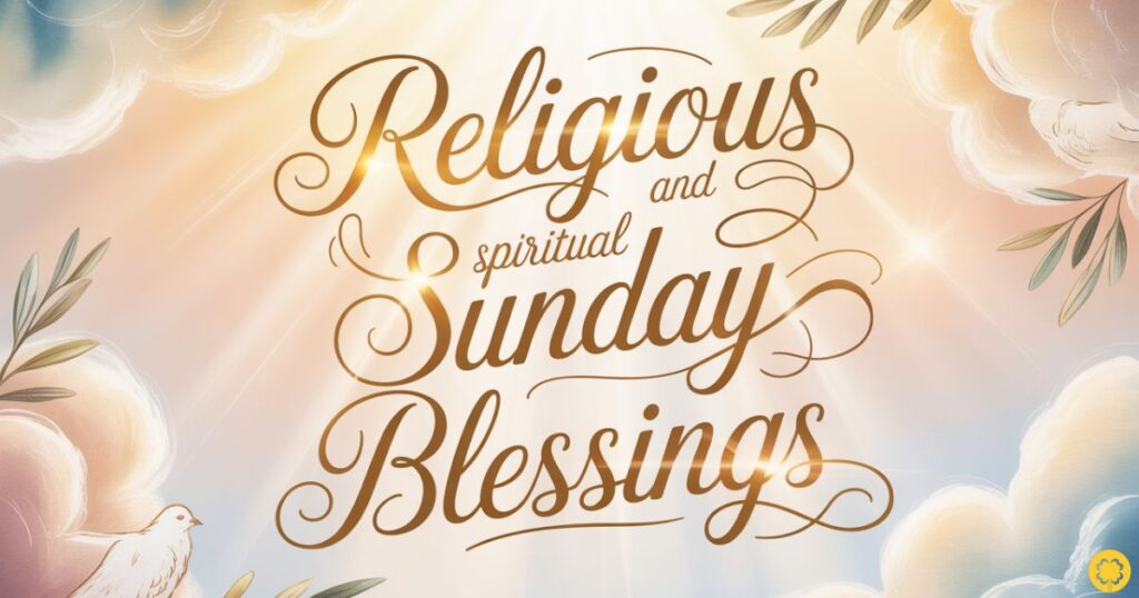 Religious and Spiritual Sunday Blessings
