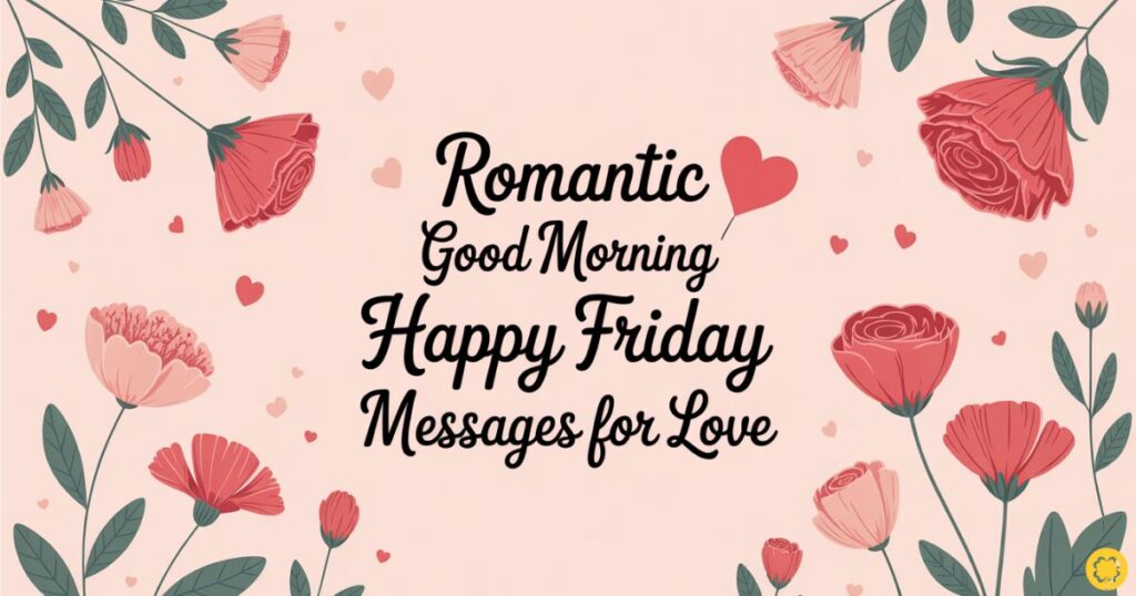 Romantic Good Morning Happy Friday Messages for Love
