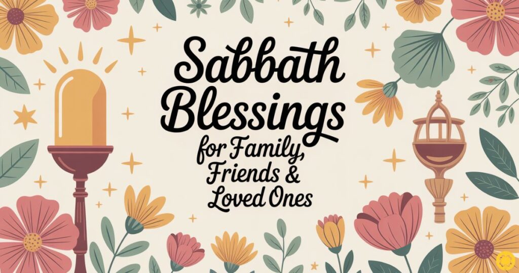 Sabbath Blessings for Family, Friends & Loved Ones