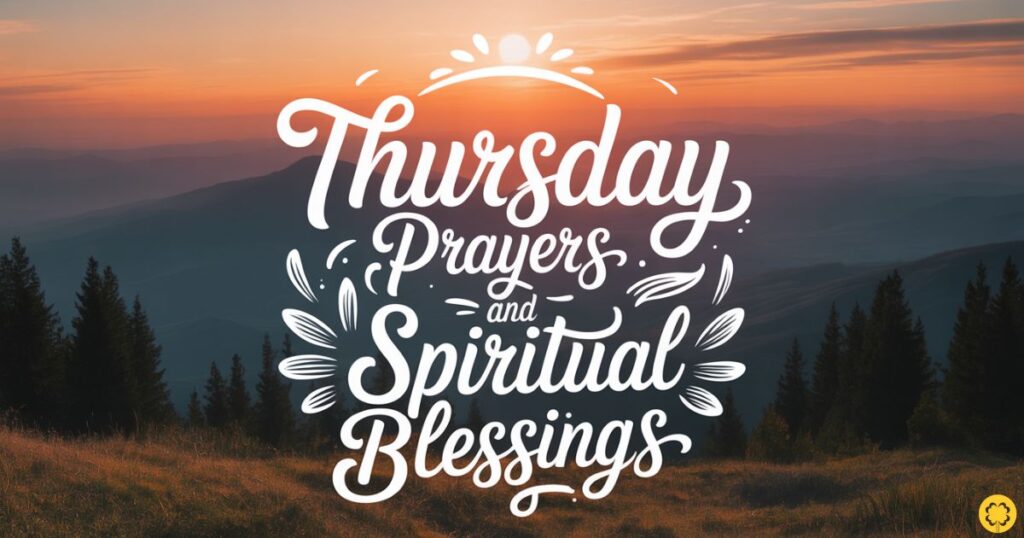 Thursday Prayers and Spiritual Blessings
