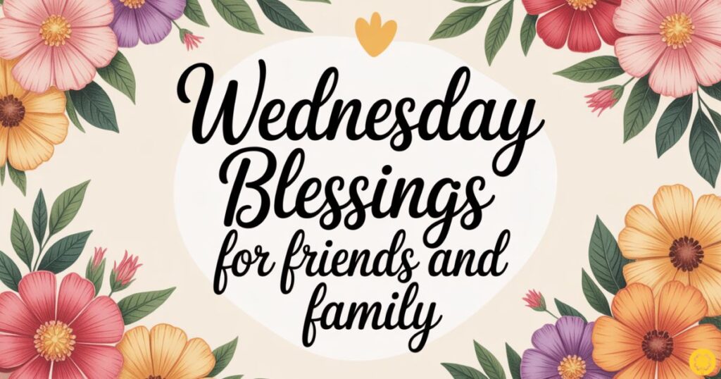 Wednesday Blessings for Friends and Family
