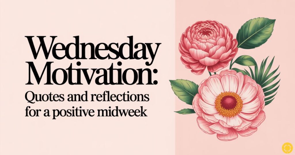 Wednesday Motivation: Quotes and Reflections for a Positive Midweek