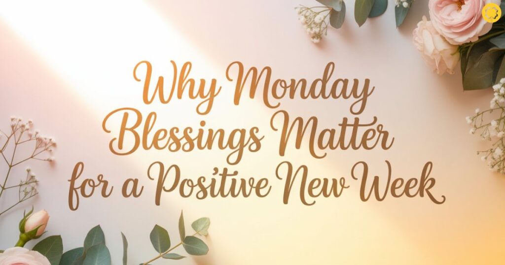 Why Monday Blessings Matter for a Positive New Week