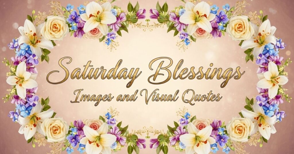 10: Saturday Blessings Images and Visual Quotes