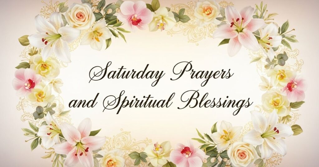 4: Saturday Prayers and Spiritual Blessings