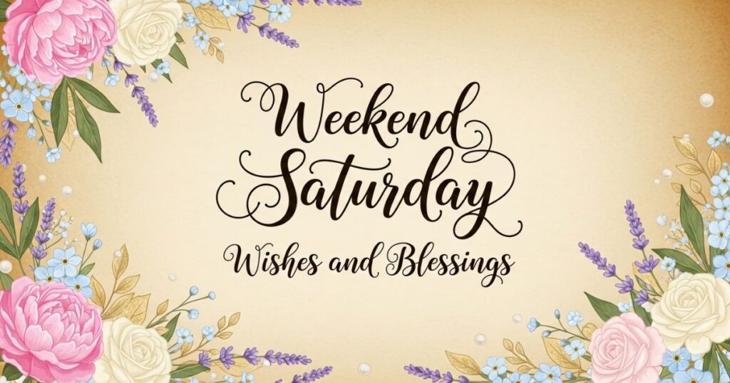 8: Weekend Saturday Wishes and Blessings