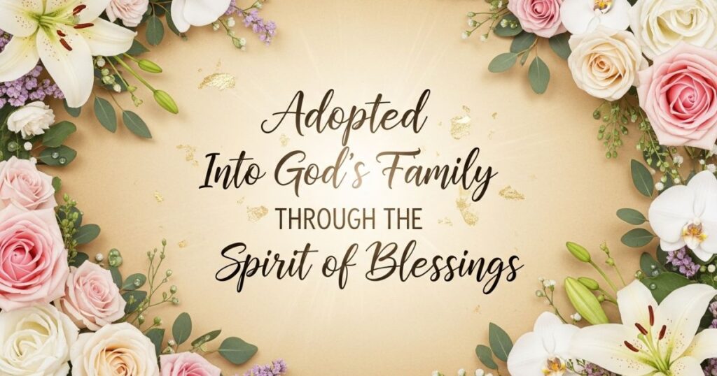 Adopted Into God’s Family Through the Spirit of Blessings