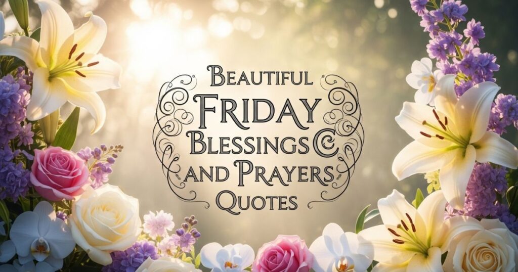 Beautiful Friday Blessings and Prayers Quotes