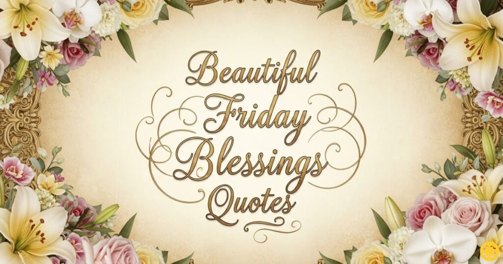 Beautiful Friday Blessings Quotes