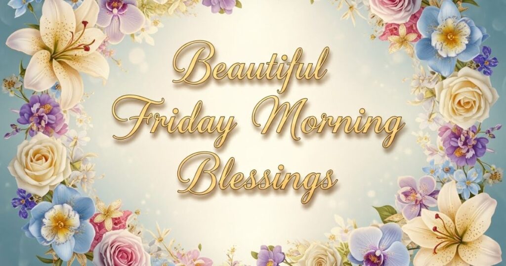 Beautiful Friday Morning Blessings
