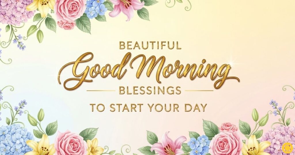 Beautiful Good Morning Blessings to Start Your Day