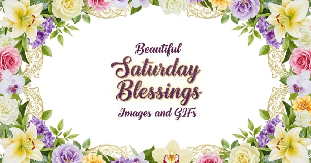 Beautiful Saturday Blessings Images and GIFs