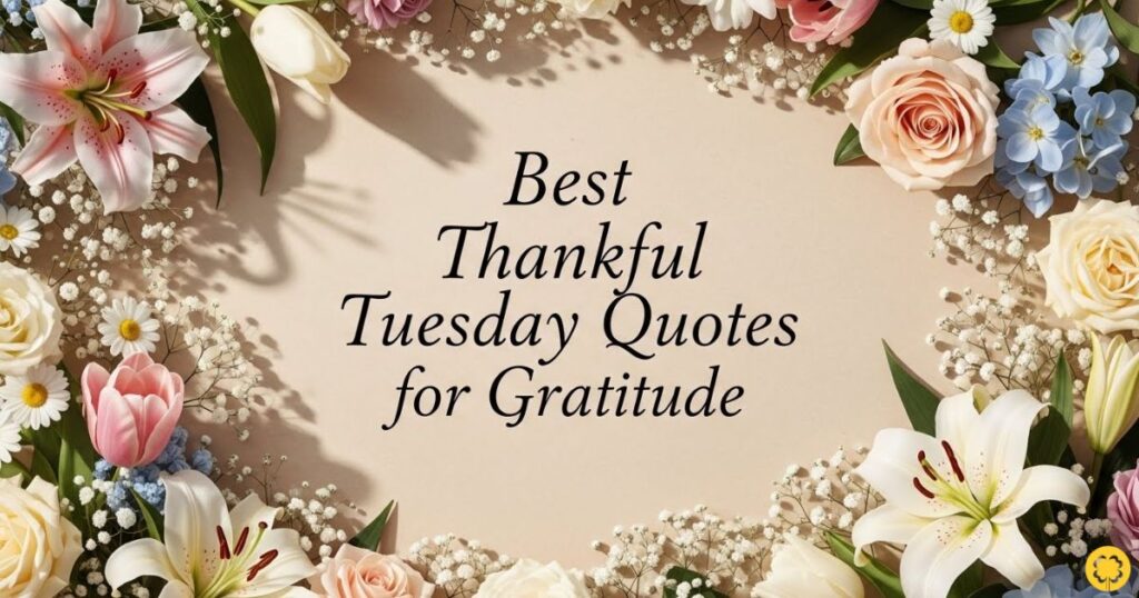 Best Thankful Tuesday Quotes for Gratitude