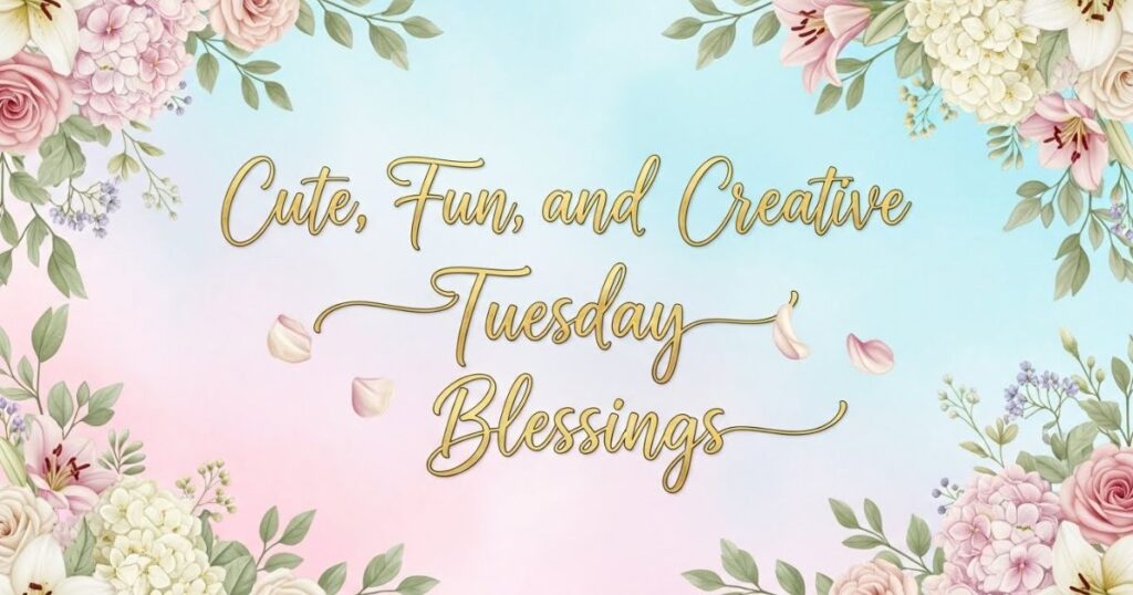 Cute, Fun, and Creative Tuesday Blessings