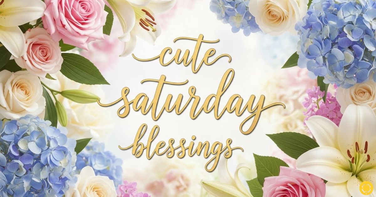cute saturday blessings