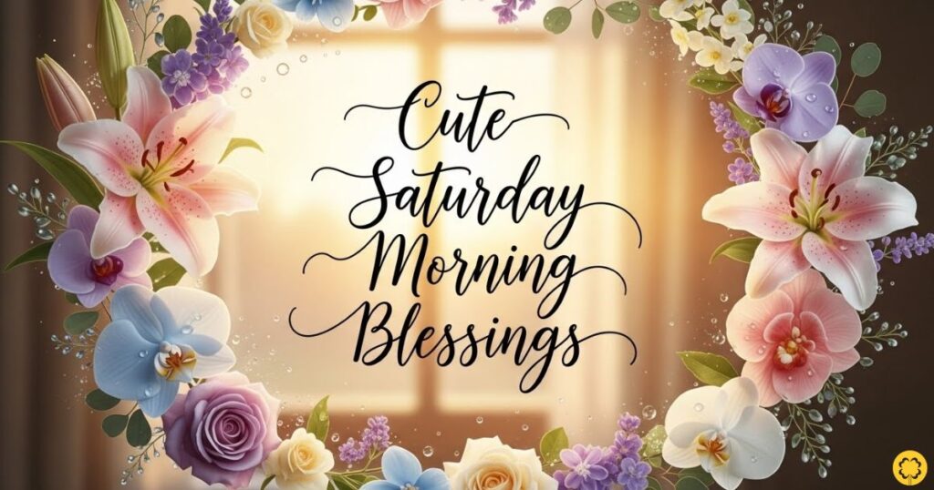 Cute Saturday Morning Blessings
