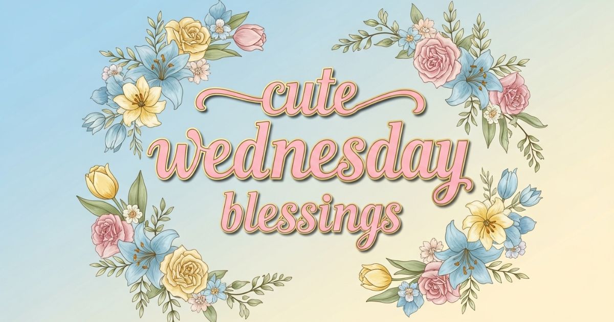 cute wednesday blessings