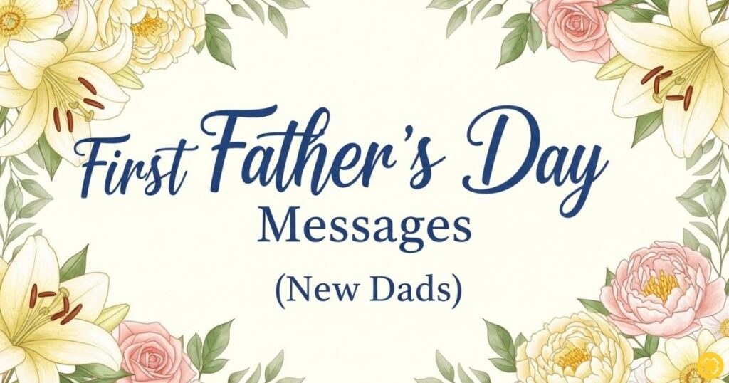 First Father’s Day Messages (New Dads)