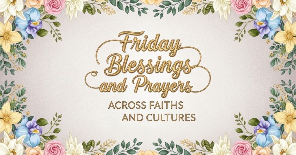Friday Blessings and Prayers Across Faiths and Cultures