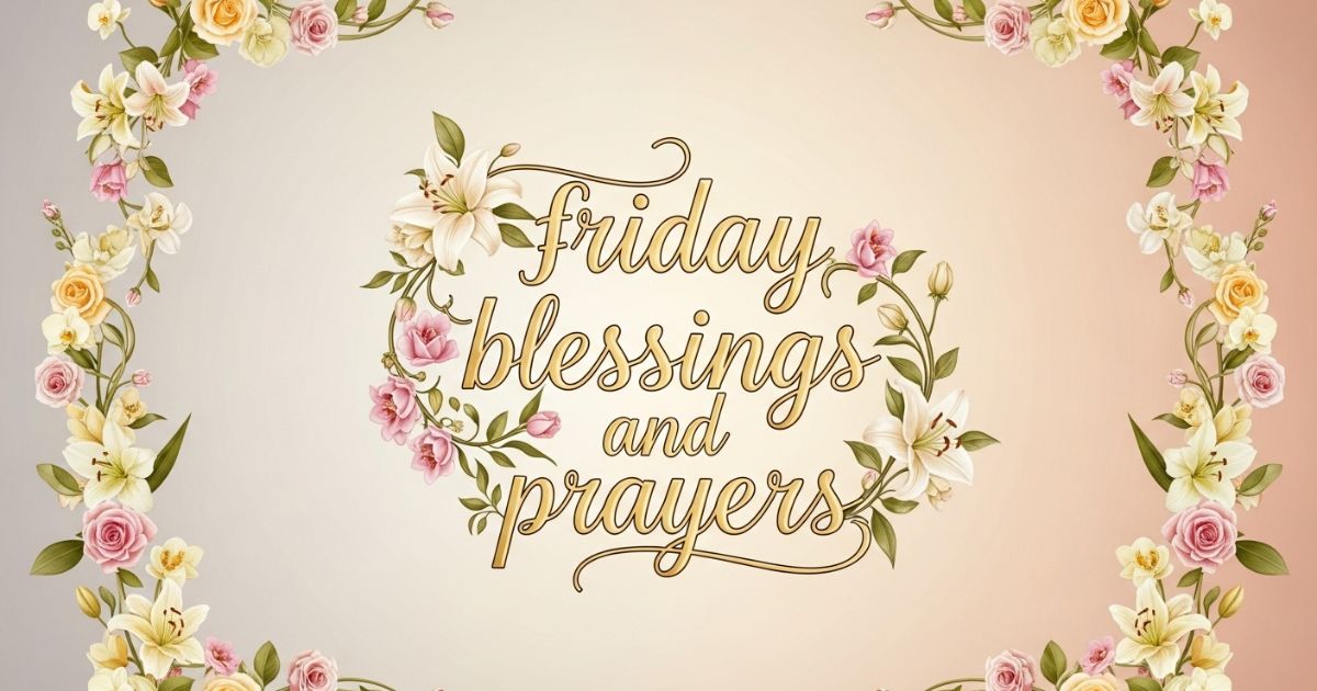 friday blessings and prayers