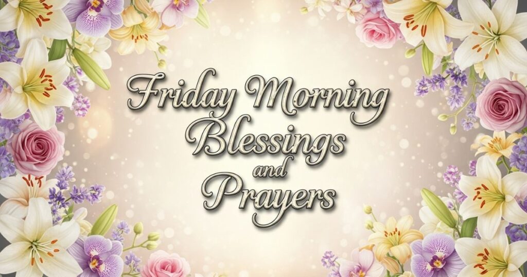 Friday Morning Blessings and Prayers
