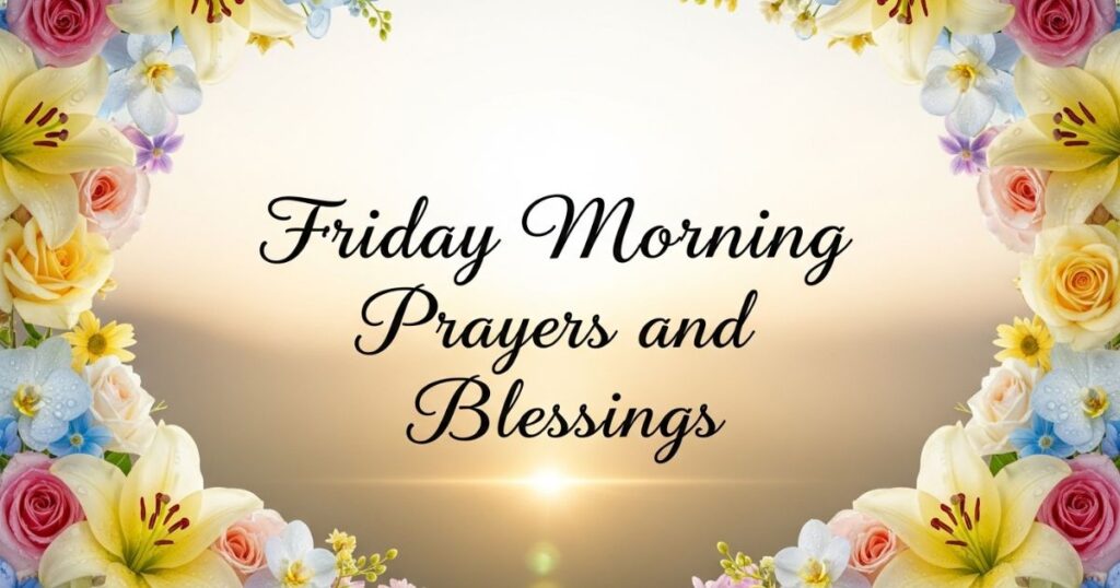 Friday Morning Prayers and Blessings