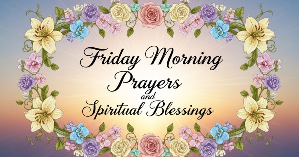 Friday Morning Prayers and Spiritual Blessings
