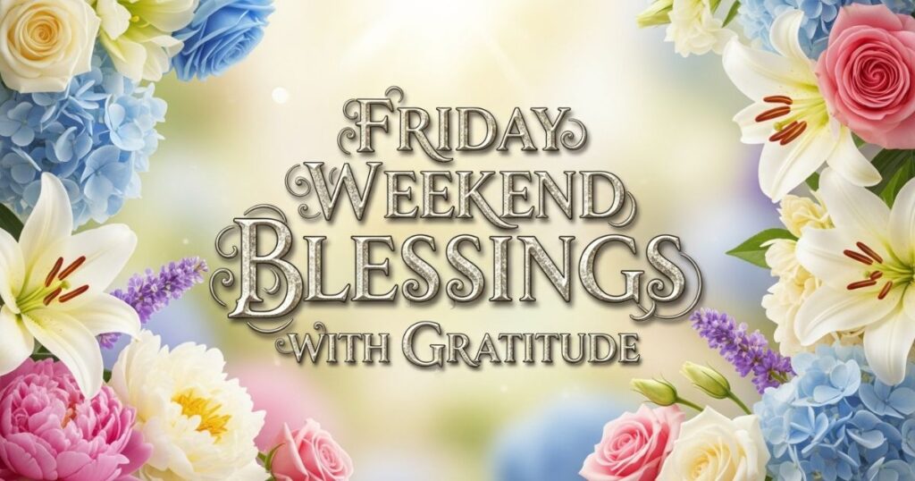 Friday Weekend Blessings with Gratitude