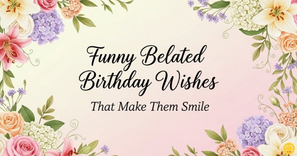 Funny Belated Birthday Wishes That Make Them Smile
