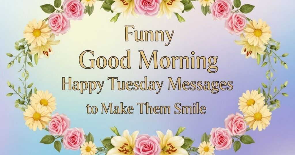 Funny Good Morning Happy Tuesday Messages to Make Them Smile