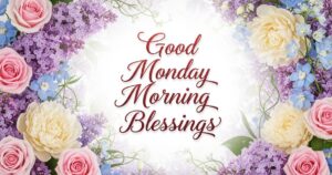 good monday morning blessings