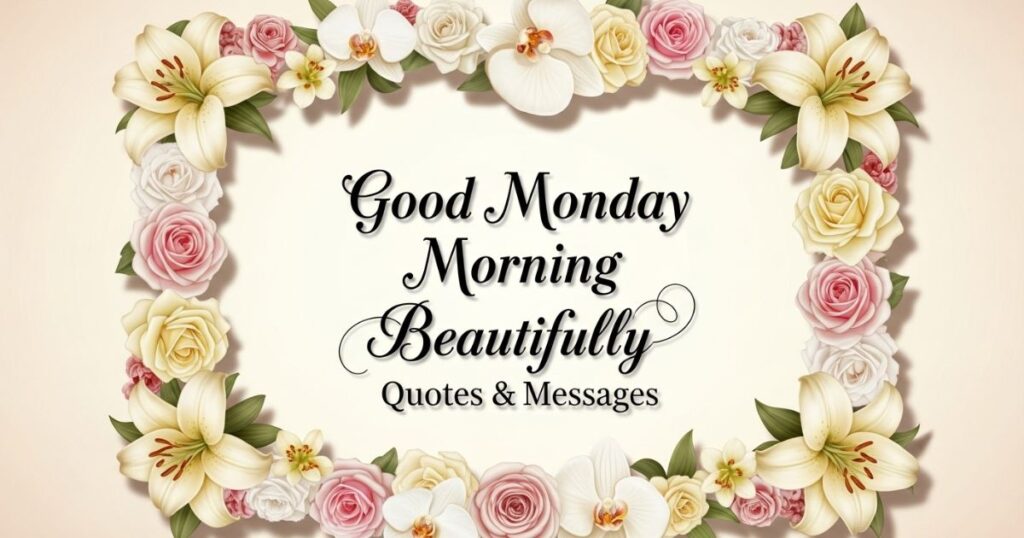 Good Monday Morning Blessings Quotes & Messages