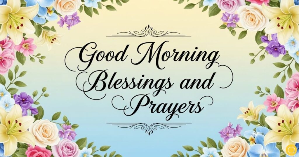 Good Morning Blessings and Prayers for a Peaceful & Positive Start