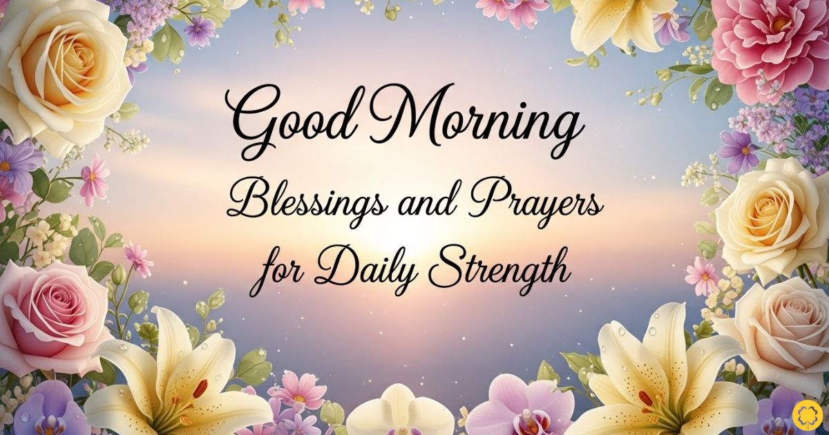 Good Morning Blessings and Prayers for a Peaceful & Positive Start