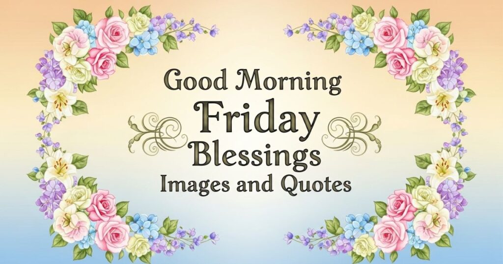 Good Morning Friday Blessings Images and Quotes