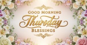 good morning thursday blessings